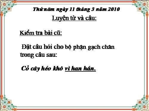 Tuần 26. MRVT: Từ ngữ về sông biển. Dấu phẩy