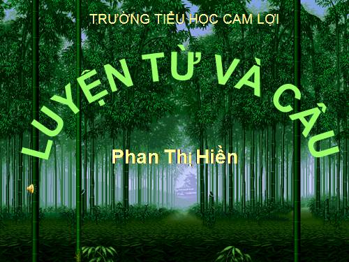 Tuần 11. MRVT: Từ ngữ về đồ dùng và công việc trong nhà