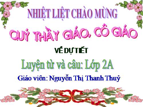 Tuần 21. MRVT: Từ ngữ về chim chóc. Đặt và trả lời câu hỏi: Ở đâu?