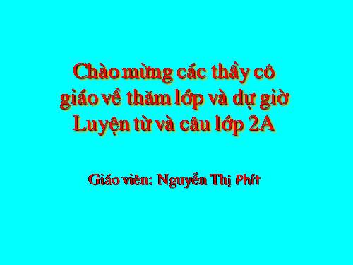 Tuần 8. Từ chỉ hoạt động, trạng thái. Dấu phẩy