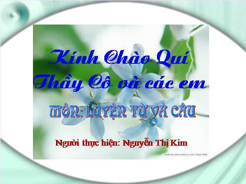 Tuần 8. Từ chỉ hoạt động, trạng thái. Dấu phẩy