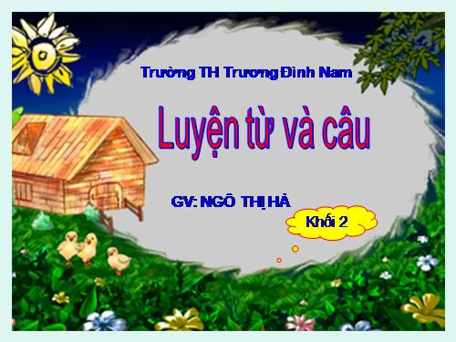 Tuần 14. MRVT: Từ ngữ về tình cảm gia đình. Câu kiểu Ai làm gì? Dấu chấm, dấu chấm hỏi