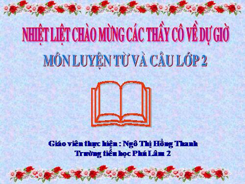 Tuần 15. Từ chỉ đặc điểm. Câu kiểu Ai thế nào?