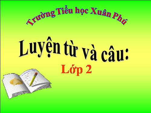 Tuần 7. MRVT: Từ ngữ về các môn học. Từ chỉ hoạt động