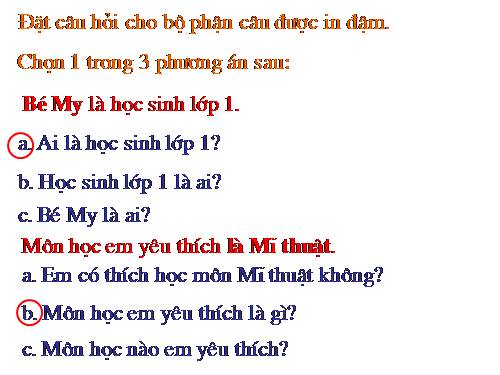 Tuần 7. MRVT: Từ ngữ về các môn học. Từ chỉ hoạt động