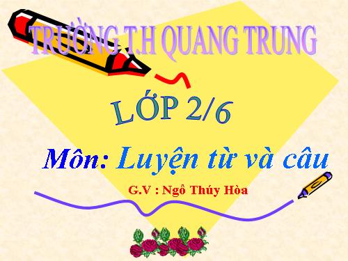 Tuần 8. Từ chỉ hoạt động, trạng thái. Dấu phẩy