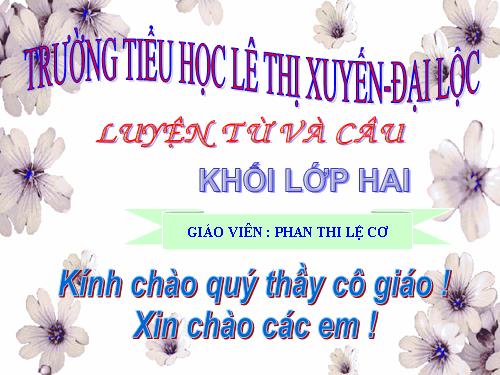 Tuần 7. MRVT: Từ ngữ về các môn học. Từ chỉ hoạt động