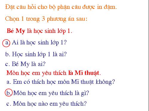 Tuần 7. MRVT: Từ ngữ về các môn học. Từ chỉ hoạt động