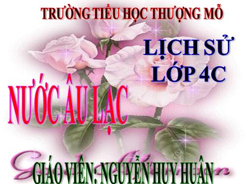 Bài 2. Nước Âu Lạc