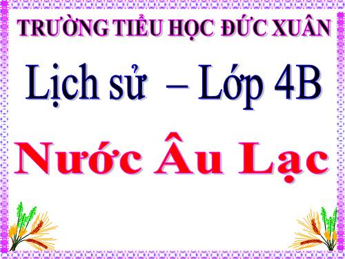 Bài 2. Nước Âu Lạc