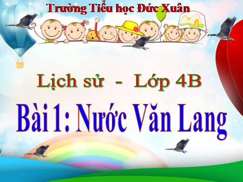 Bài 1. Nước Văn Lang