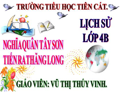 Bài 24. Nghĩa quân Tây Sơn tiến ra Thăng Long (Năm 1786)