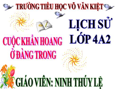 Bài 22. Cuộc khẩn hoang ở Đàng Trong