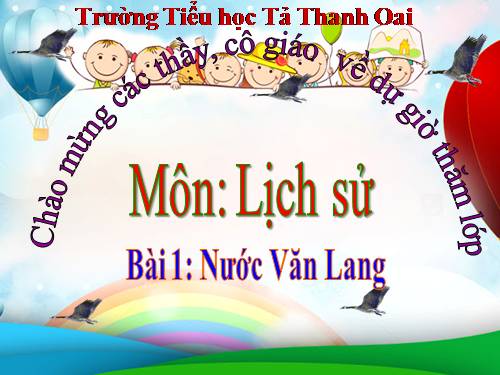 Bài 1. Nước Văn Lang