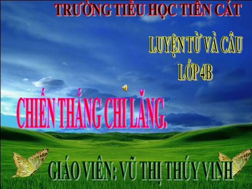 Bài 16. Chiến thắng Chi Lăng