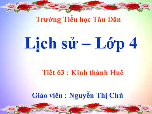 Bài 28. Kinh thành Huế