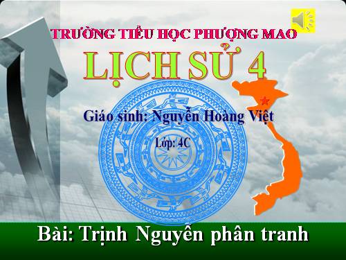 Bài 21. Trịnh - Nguyễn phân tranh