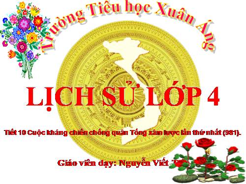 Bài 8. Cuộc kháng chiến chống quân Tống xâm lược lần thứ nhất (Năm 981)