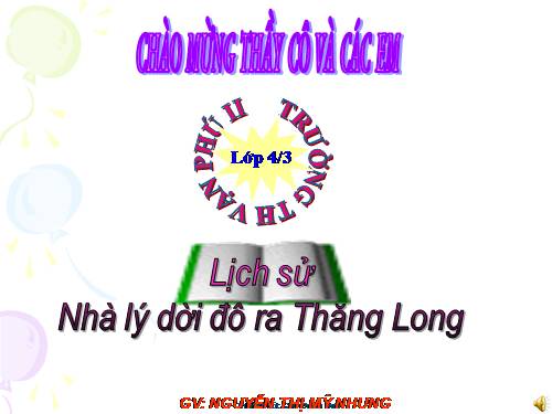 Bài 9. Nhà Lý dời đô ra Thăng Long