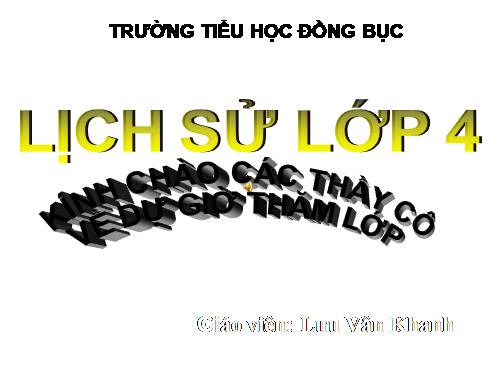 Bài 8. Cuộc kháng chiến chống quân Tống xâm lược lần thứ nhất (Năm 981)