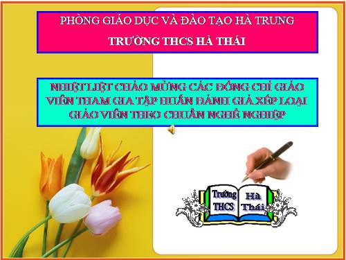 Chuẩn GV Miễn Hà Thái