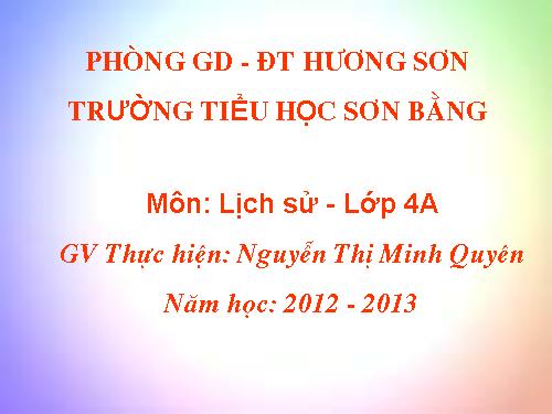 Bài 4. Khởi nghĩa Hai Bà Trưng (Năm 40)