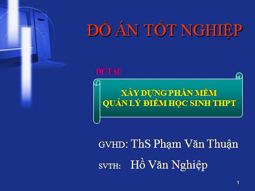 Báo cáo khóa luận cntt