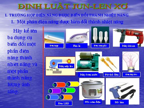 Bài 16. Định luật Jun - Len-xơ