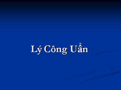 Lý Công Uẩn