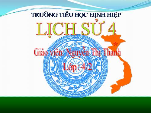 Bài 21. Trịnh - Nguyễn phân tranh