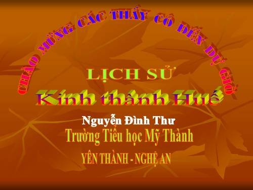 Bài 28. Kinh thành Huế