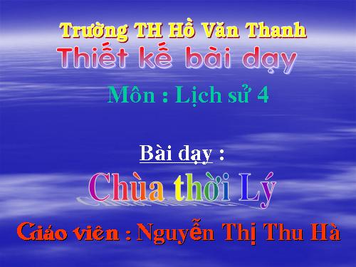 Bài 10. Chùa thời Lý