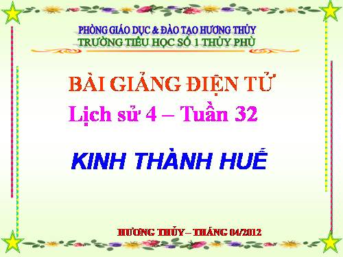 Bài 28. Kinh thành Huế