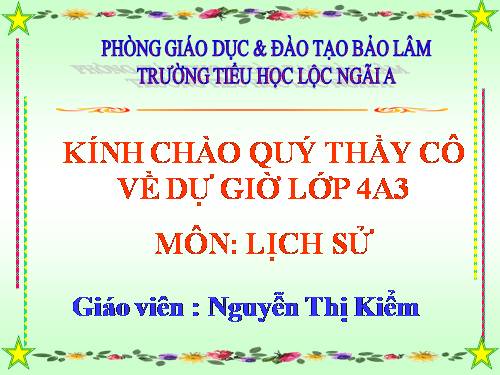 Bài 23. Thành thị ở thế kỉ XVI - XVII