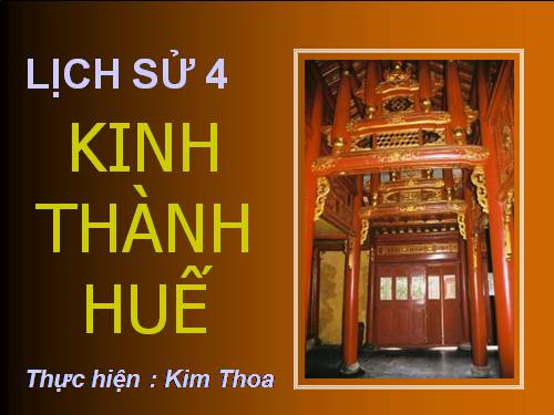 Bài 28. Kinh thành Huế