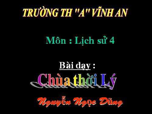 Bài 10. Chùa thời Lý