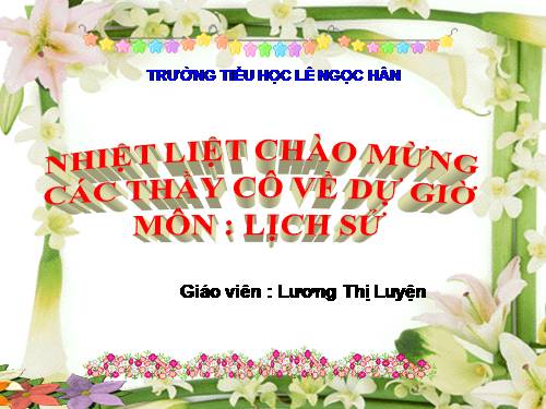 Bài 11. Cuộc kháng chiến chống quân Tống xâm lược lần thứ hai (1075 - 1077)