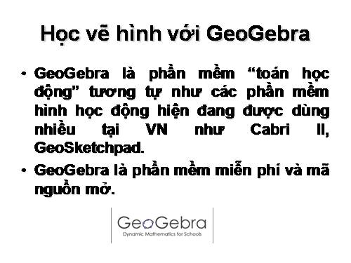 cai dat geogebra