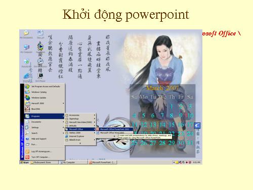 Hướng dẫn soạn bài Power Point