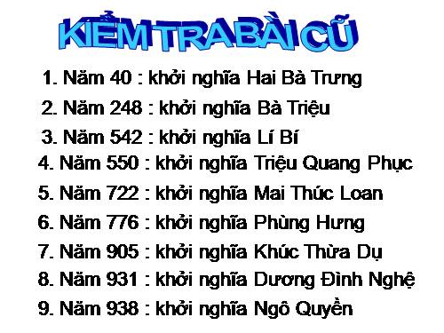 Bài 5. Chiến thắng Bạch Đằng do Ngô Quyền lãnh đạo (Năm 938)