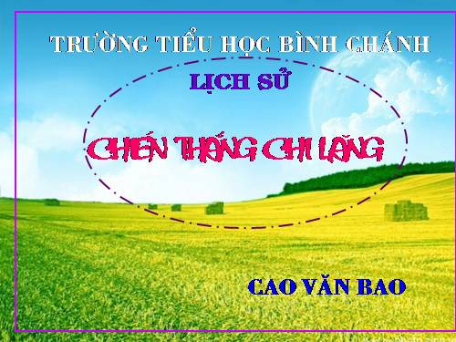 Bài 16. Chiến thắng Chi Lăng