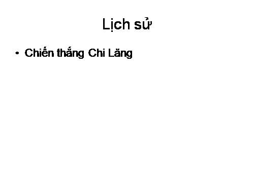 Bài 16. Chiến thắng Chi Lăng