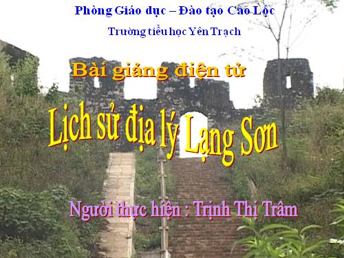 Lich su lang son