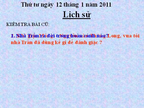 Bài 15. Nước ta cuối thời Trần