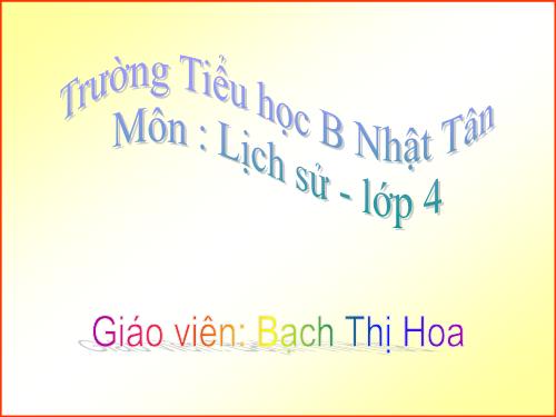 Ôn tap Hoc ki 1- Lich su