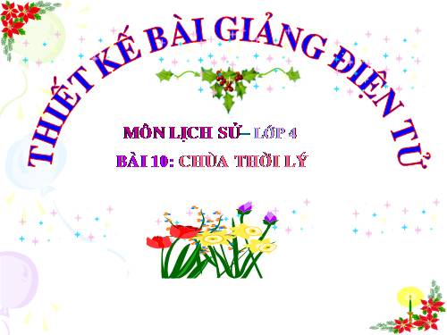 Bài 10. Chùa thời Lý