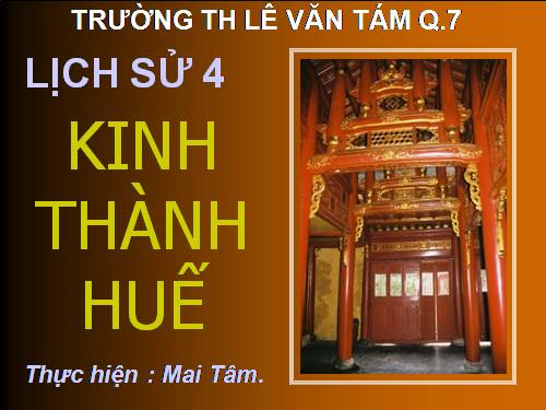 Bài 28. Kinh thành Huế