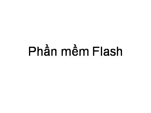 Phần mềm Flash tạo Banner trên Website