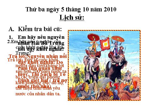 Bài 5. Chiến thắng Bạch Đằng do Ngô Quyền lãnh đạo (Năm 938)