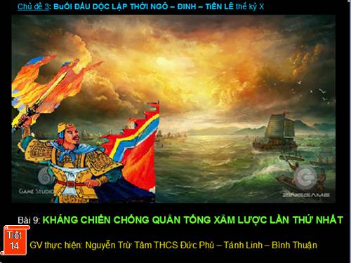 Bài 8. Cuộc kháng chiến chống quân Tống xâm lược lần thứ nhất (Năm 981)